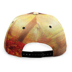 Sunshine Autumn Tree Print Snapback Cap