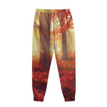 Sunshine Autumn Tree Print Sweatpants