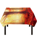 Sunshine Autumn Tree Print Tablecloth