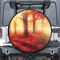 Sunshine Autumn Tree Print Tire Cover