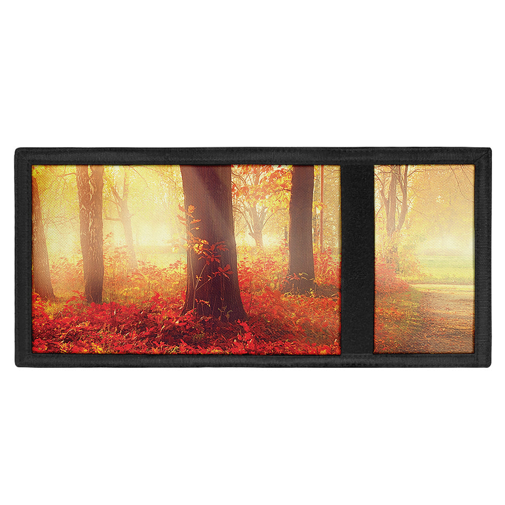 Sunshine Autumn Tree Print Trifold Wallet