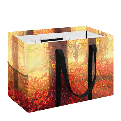 Sunshine Autumn Tree Print Utility Tote Bag