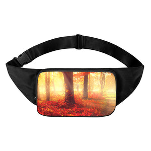 Sunshine Autumn Tree Print Waist Bag