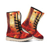 Sunshine Autumn Tree Print Winter Boots