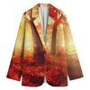 Sunshine Autumn Tree Print Women's Blazer