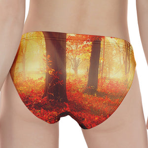 Sunshine Autumn Tree Print Women's Panties