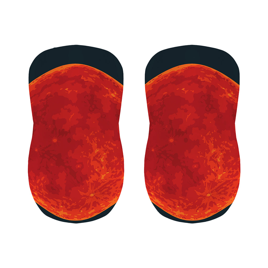 Super Blood Moon Lunar Eclipse Print Bar Stool Covers