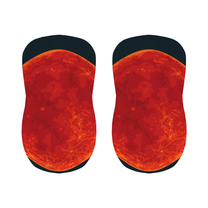 Super Blood Moon Lunar Eclipse Print Bar Stool Covers