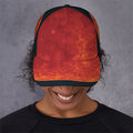 Super Blood Moon Lunar Eclipse Print Baseball Cap