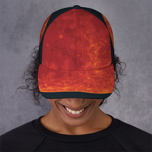 Super Blood Moon Lunar Eclipse Print Baseball Cap