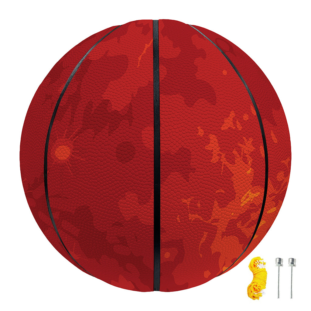 Super Blood Moon Lunar Eclipse Print Basketball