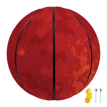 Super Blood Moon Lunar Eclipse Print Basketball