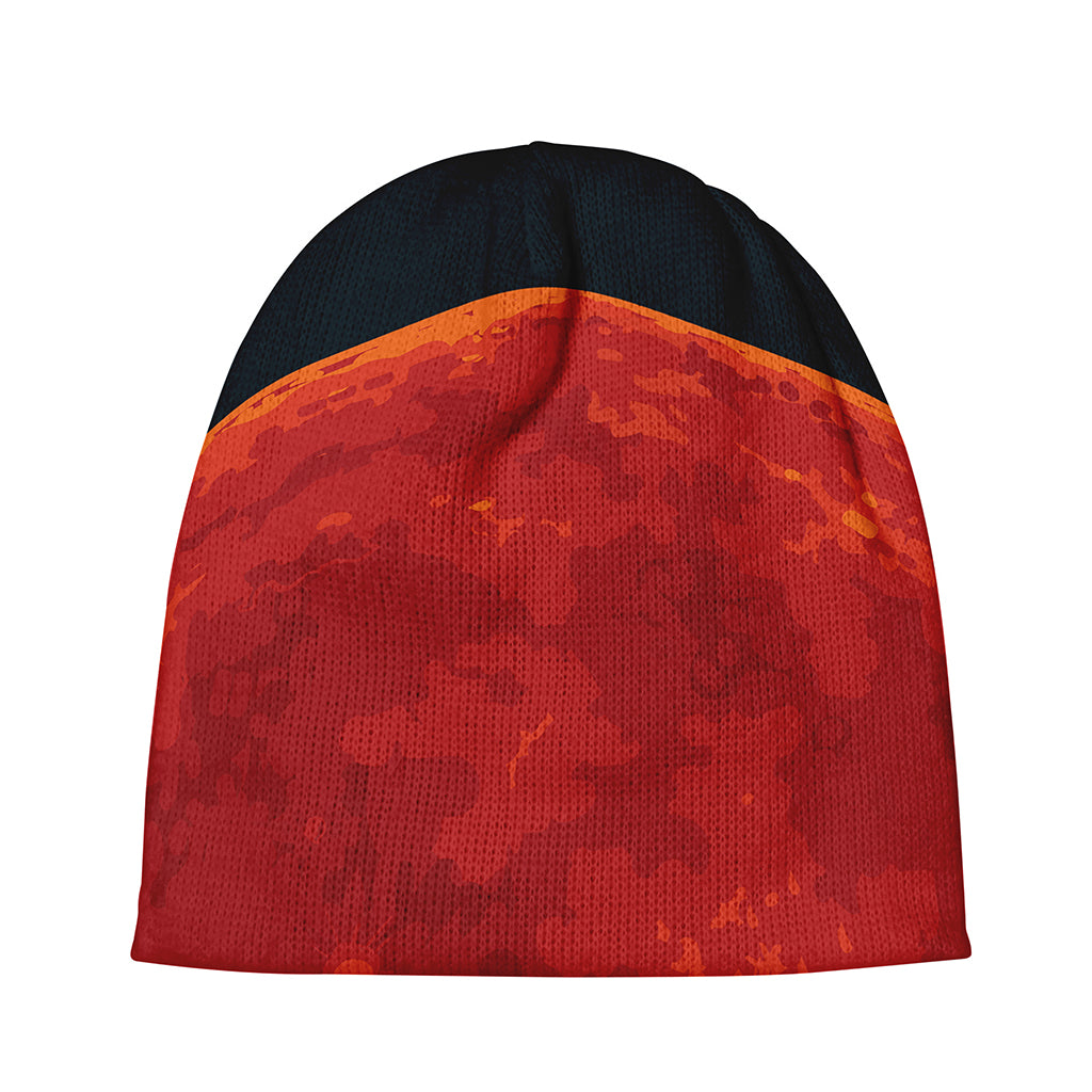 Super Blood Moon Lunar Eclipse Print Beanie