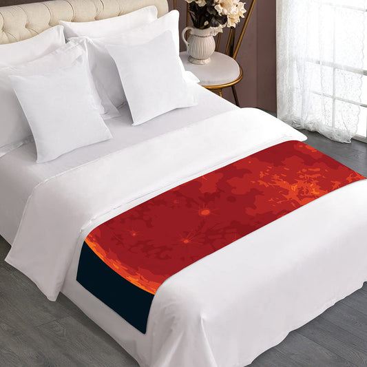 Super Blood Moon Lunar Eclipse Print Bed Runner