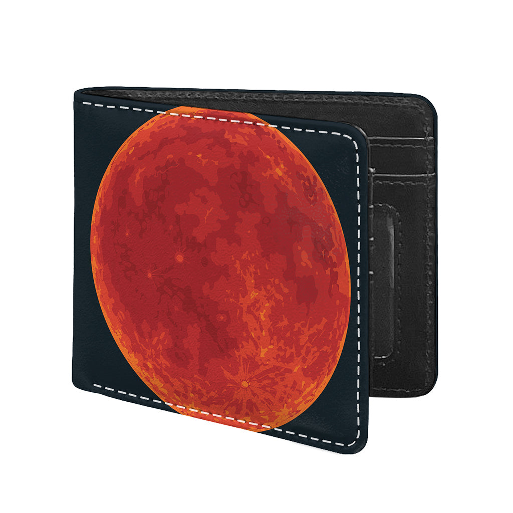 Super Blood Moon Lunar Eclipse Print Bifold Wallet
