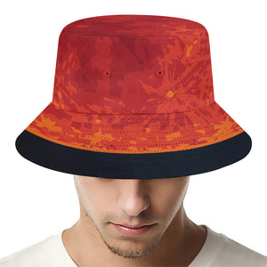 Super Blood Moon Lunar Eclipse Print Bucket Hat