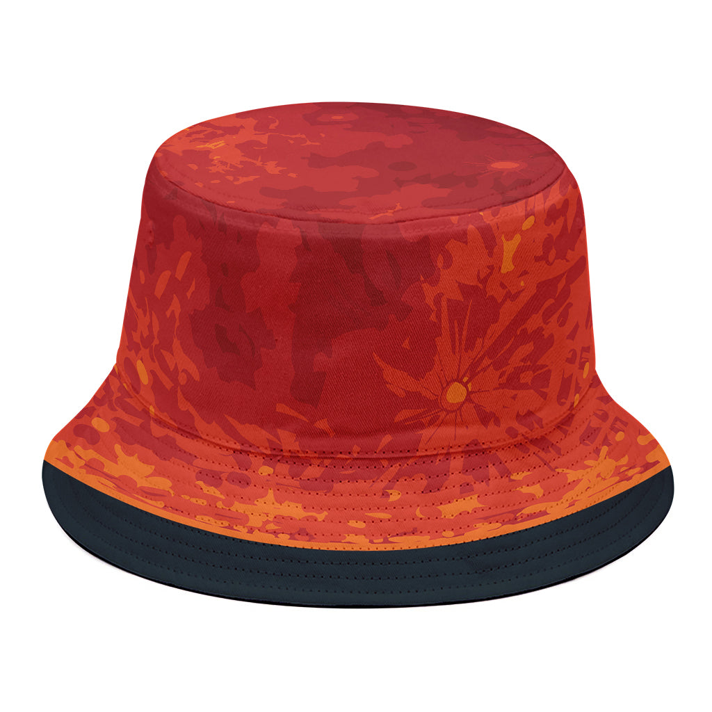 Super Blood Moon Lunar Eclipse Print Bucket Hat