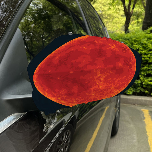 Super Blood Moon Lunar Eclipse Print Car Side Mirror Covers