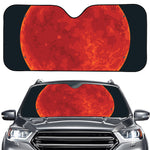 Super Blood Moon Lunar Eclipse Print Car Windshield Sun Shade