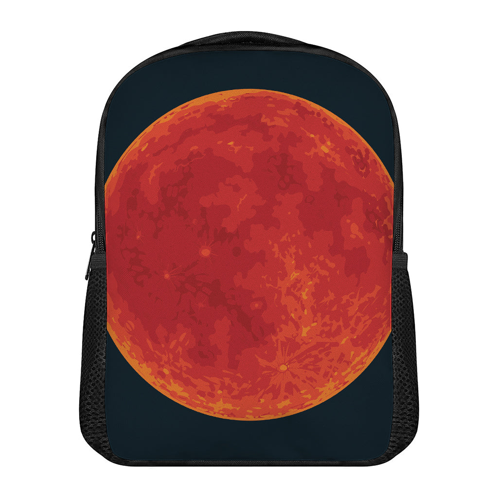 Super Blood Moon Lunar Eclipse Print Casual Backpack