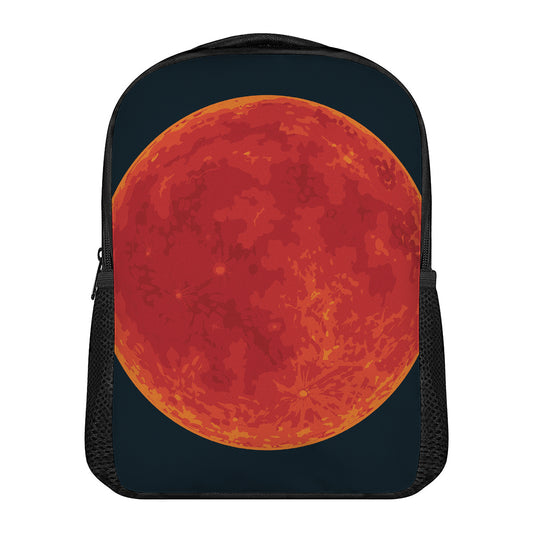 Super Blood Moon Lunar Eclipse Print Casual Backpack