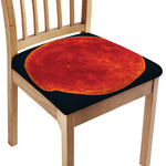 Super Blood Moon Lunar Eclipse Print Chair Cushion Cover