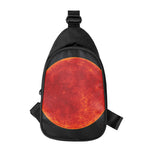 Super Blood Moon Lunar Eclipse Print Chest Bag