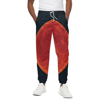 Super Blood Moon Lunar Eclipse Print Cotton Pants
