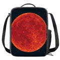 Super Blood Moon Lunar Eclipse Print Crossbody Lunch Bag