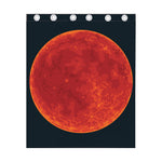 Super Blood Moon Lunar Eclipse Print Curtain