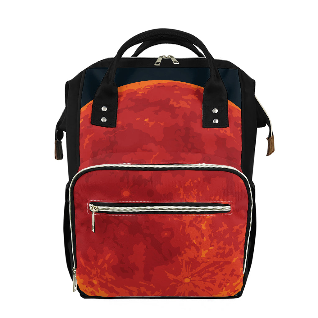 Super Blood Moon Lunar Eclipse Print Diaper Bag