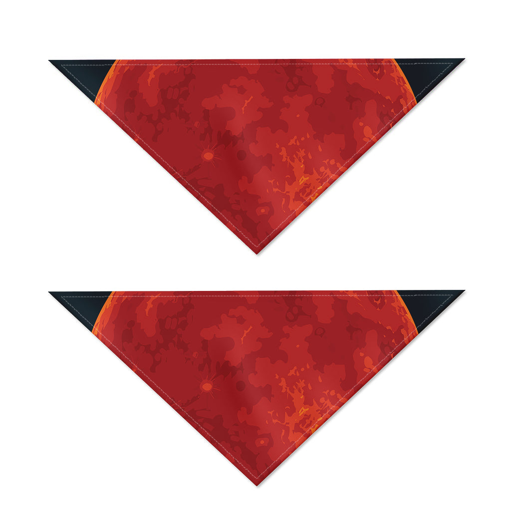 Super Blood Moon Lunar Eclipse Print Dog Bandana