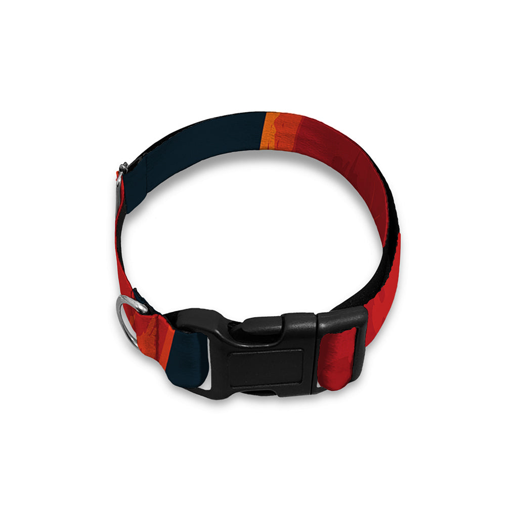 Super Blood Moon Lunar Eclipse Print Dog Collar