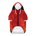Super Blood Moon Lunar Eclipse Print Dog Zip Up Hoodie