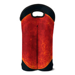 Super Blood Moon Lunar Eclipse Print Double Neoprene Wine Tote