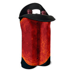 Super Blood Moon Lunar Eclipse Print Double Neoprene Wine Tote