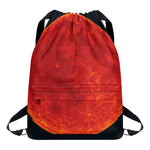 Super Blood Moon Lunar Eclipse Print Drawstring Backpack