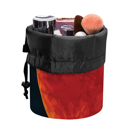 Super Blood Moon Lunar Eclipse Print Drawstring Makeup Bag