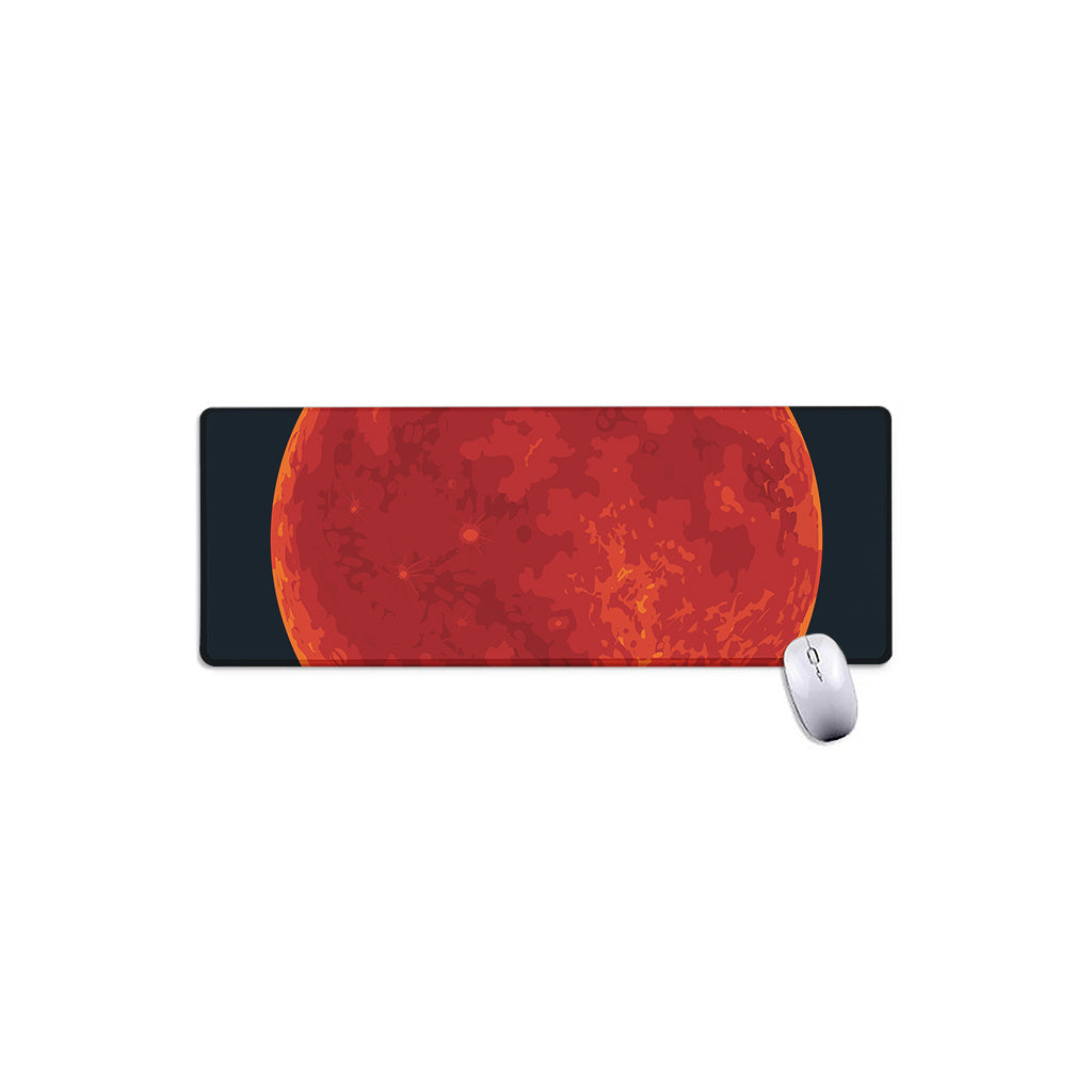 Super Blood Moon Lunar Eclipse Print Extended Mouse Pad