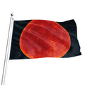 Super Blood Moon Lunar Eclipse Print Flag