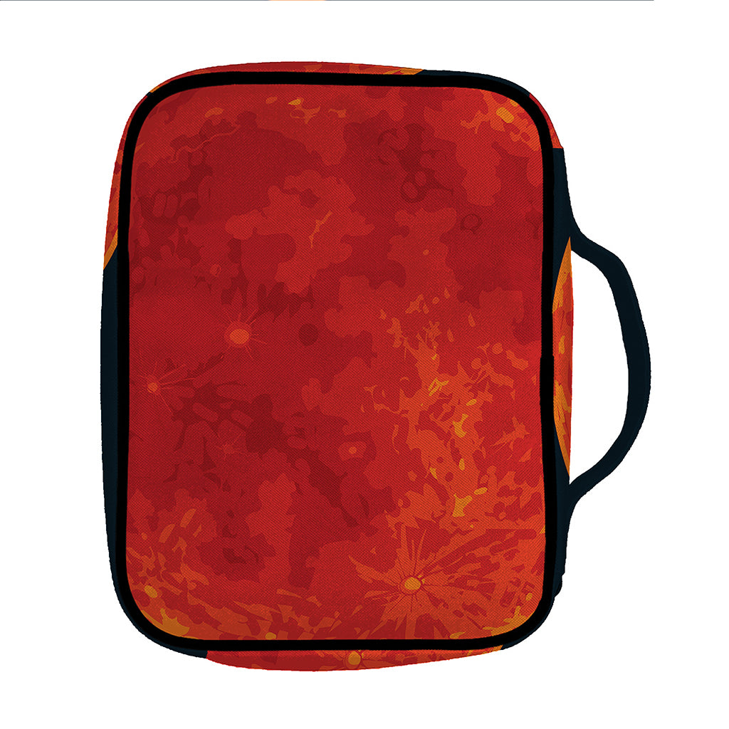 Super Blood Moon Lunar Eclipse Print Front Pocket Bible Bag