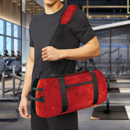 Super Blood Moon Lunar Eclipse Print Gym Bag