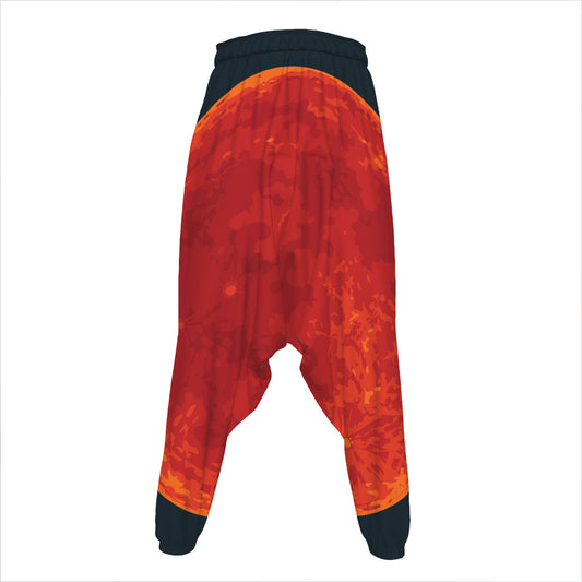 Super Blood Moon Lunar Eclipse Print Hammer Pants