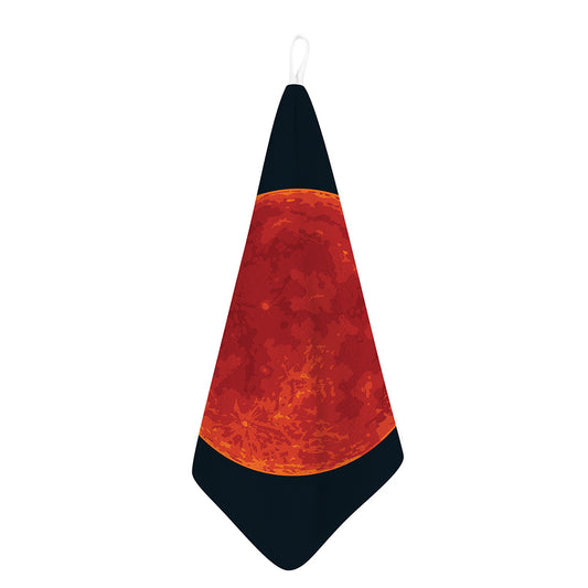 Super Blood Moon Lunar Eclipse Print Hand Towel