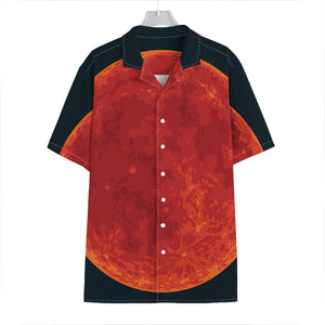 Super Blood Moon Lunar Eclipse Print Hawaiian Shirt