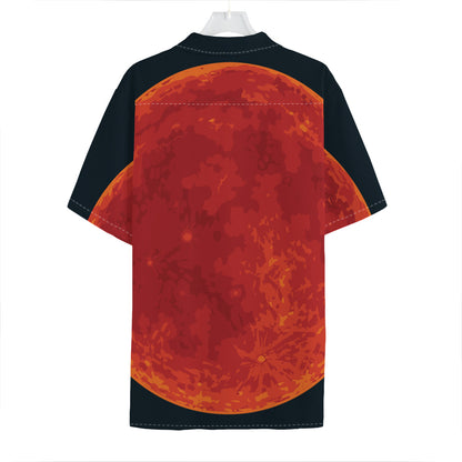 Super Blood Moon Lunar Eclipse Print Hawaiian Shirt