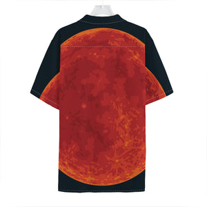 Super Blood Moon Lunar Eclipse Print Hawaiian Shirt