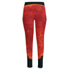 Super Blood Moon Lunar Eclipse Print High-Waisted Pocket Leggings