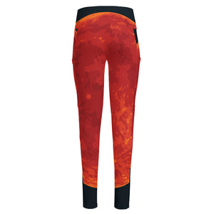 Super Blood Moon Lunar Eclipse Print High-Waisted Pocket Leggings