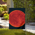 Super Blood Moon Lunar Eclipse Print House Flag